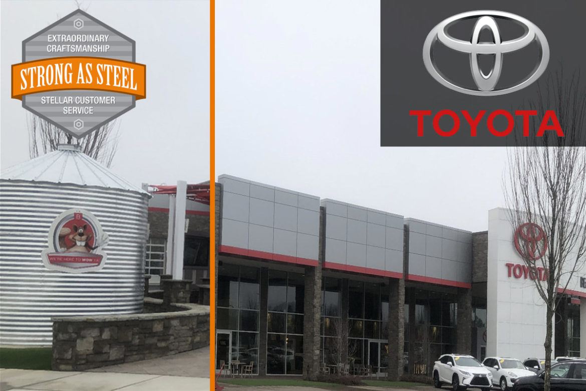 Custom Water Tanks for Toyota Dealerships USA